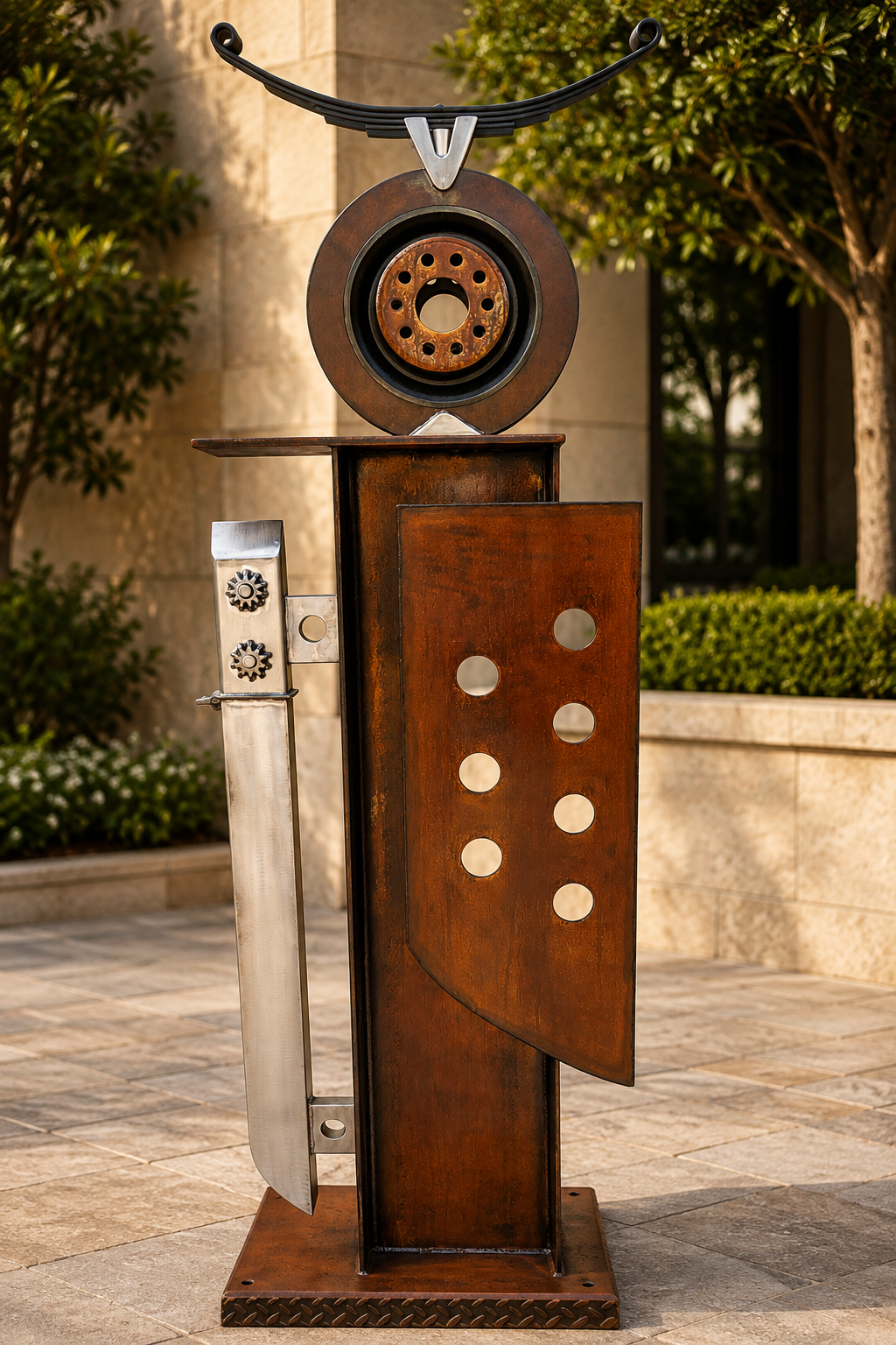 Guardian original metal sculpture