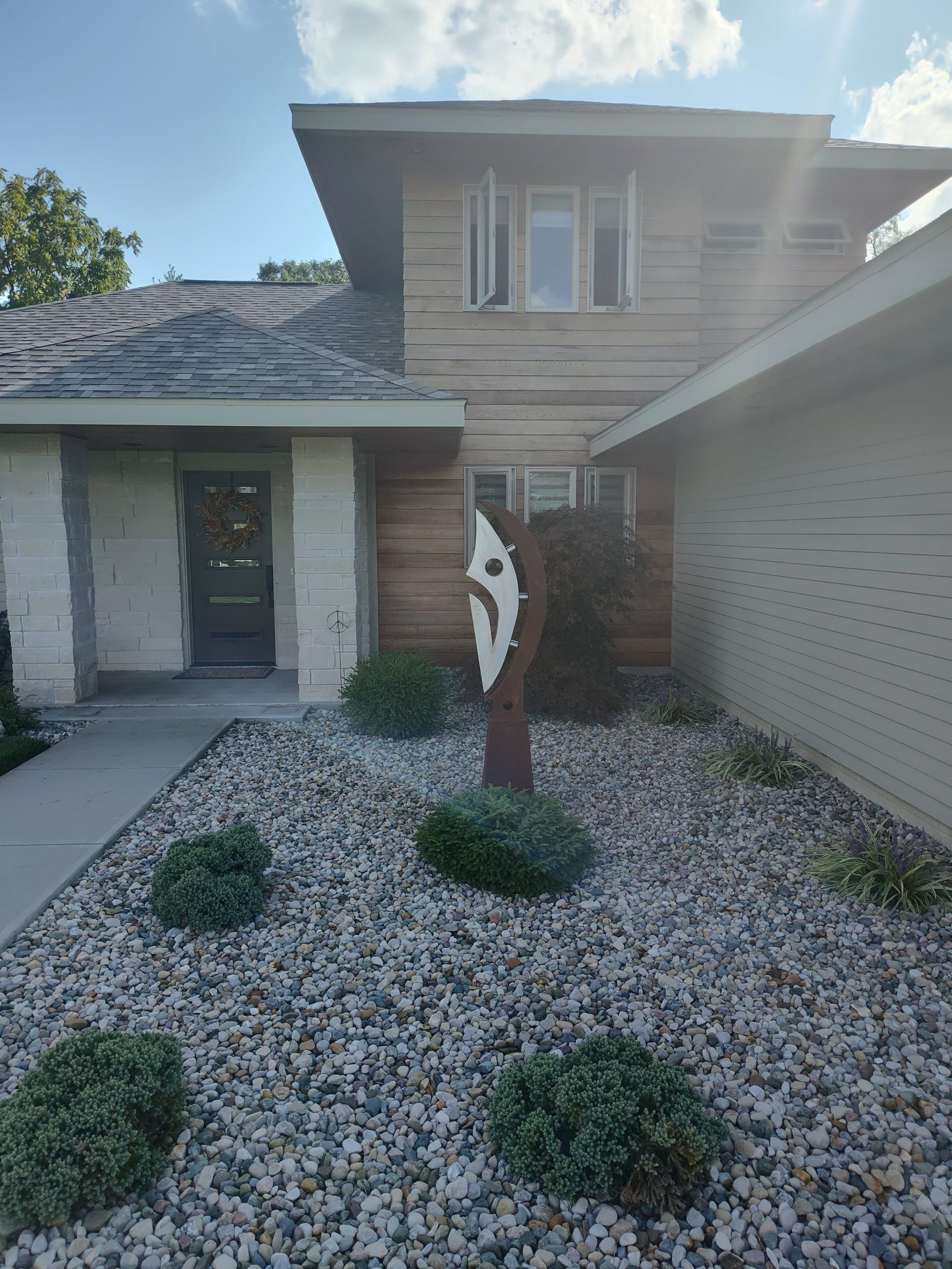 Original sculpture installed at a private residence