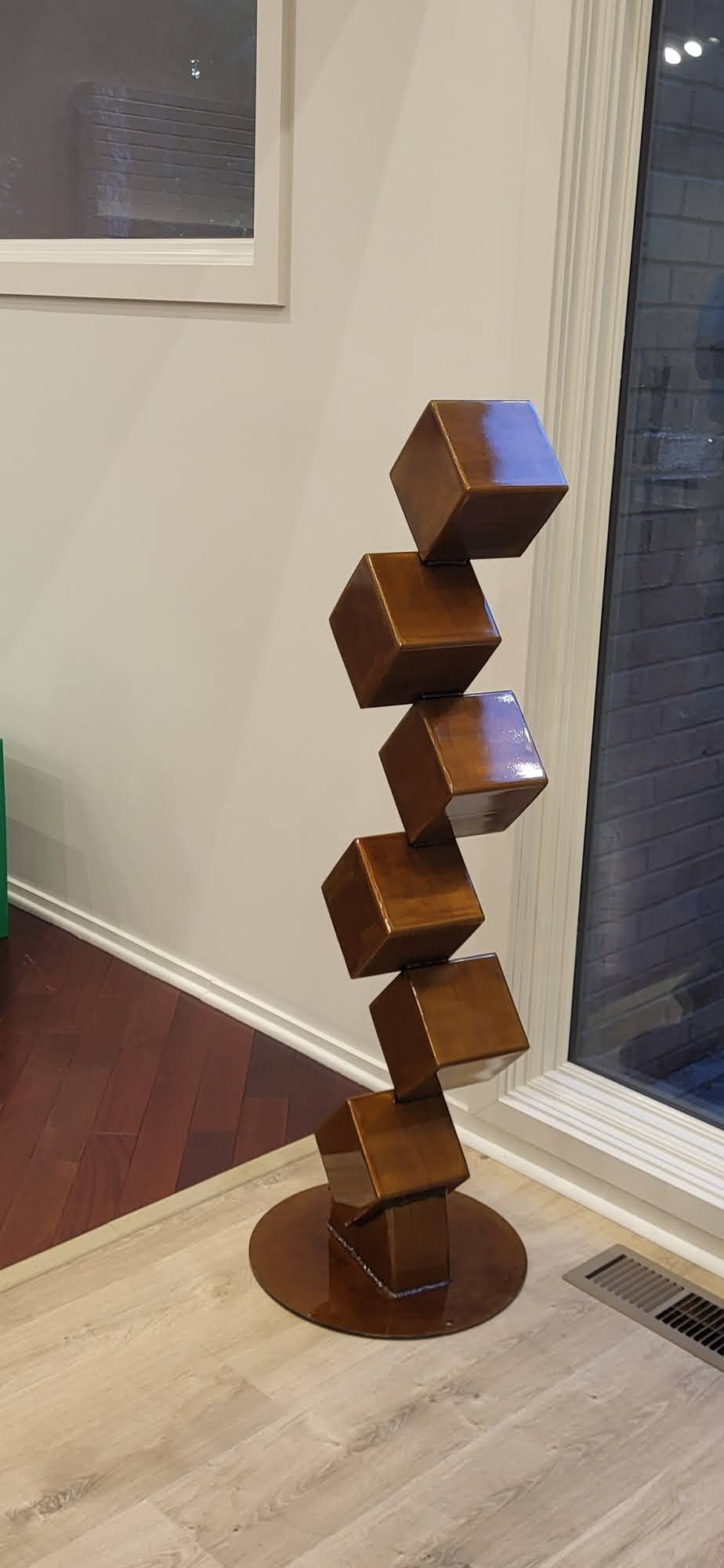 Indoor Blocks original metal sculpture