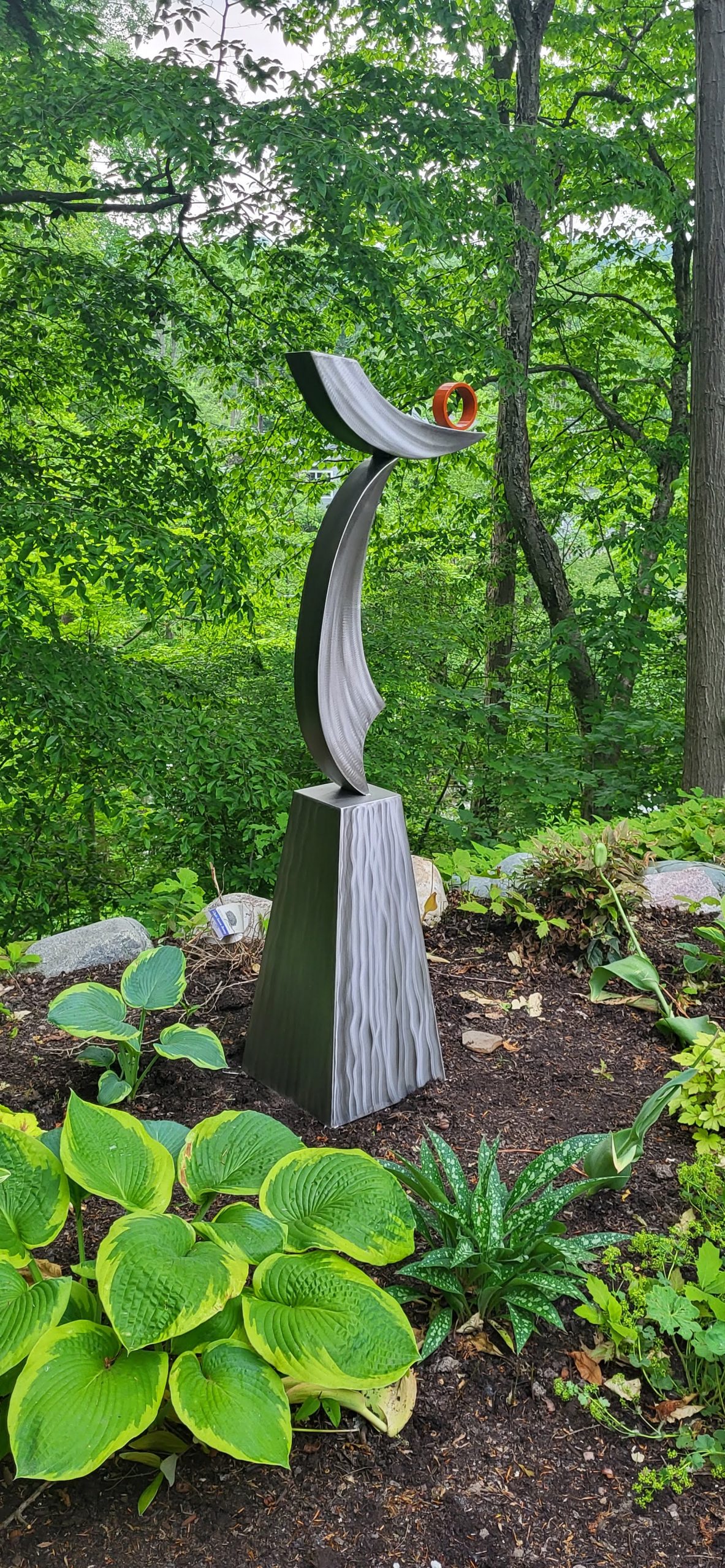 Tipping Point original metal sculpture