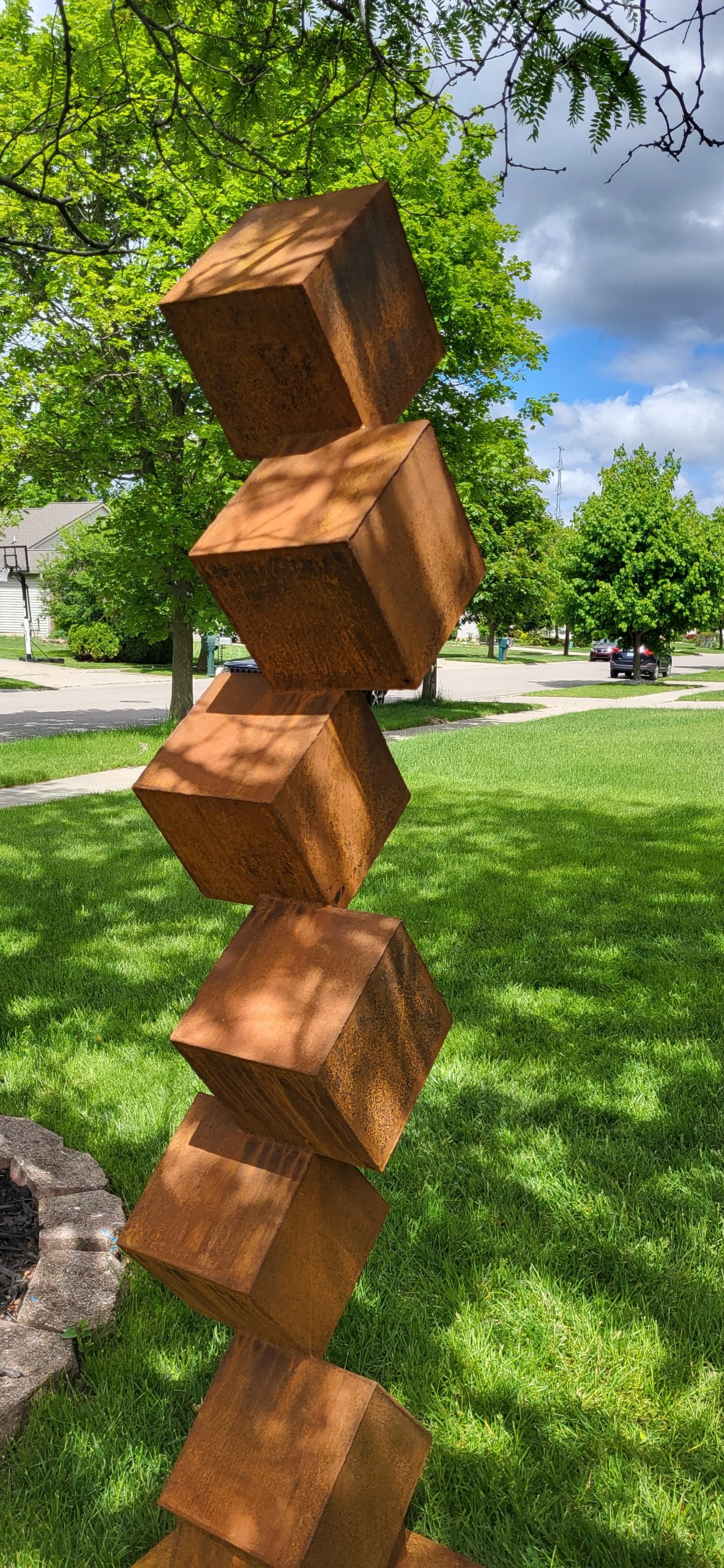 Uplift original metal sculpture